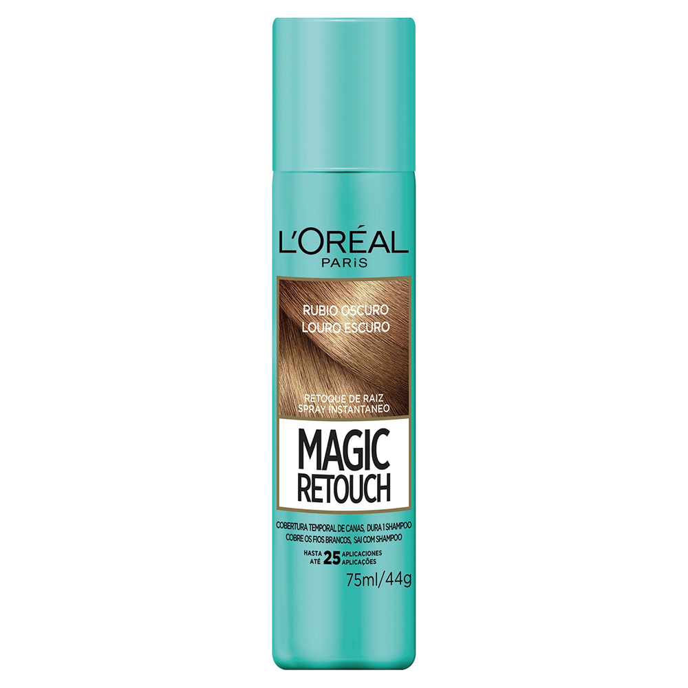 LOREAL RETOCADOR DE RAICES MAGIC RETOUCH RUBIO OSCURO X 75 ML.